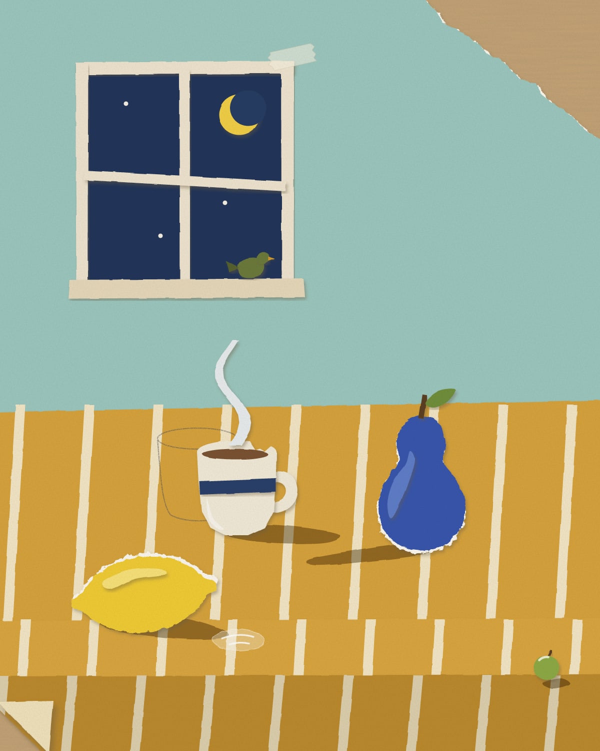Fig. 1: kitchen table (paper)